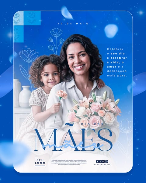 DIA DAS MÃES 10 DE MAIO SOCIAL MEDIA PSD EDITÁVEL 2