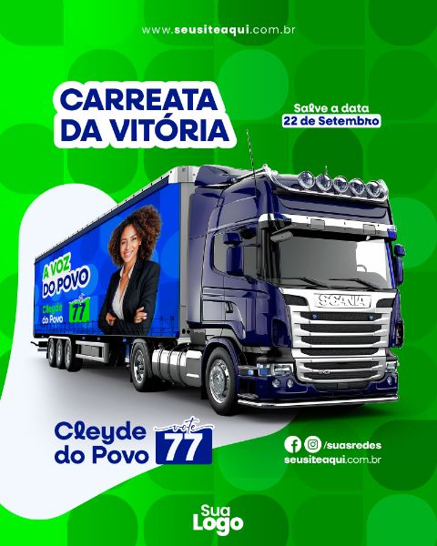 FEED VERTICAL - CAMPANHA POLITICA - SOCIAL MEDIA | PSD EDITÁVEL