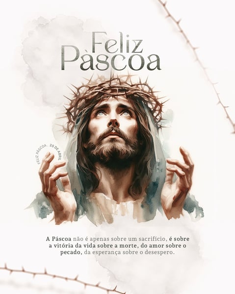 SOCIAL MEDIA PASCOA JESUS CRISTO