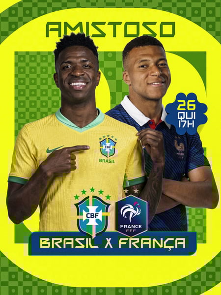 FLYER FUTEBOL BRASIL X FRANÇA PSD EDITÁVEL 03