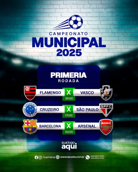 FLYER CONFRONTOS FUTEBOL 