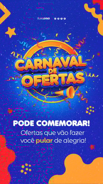 SOCIAL MEDIA CARNAVAL DE OFERTAS FOLIA DE OFERTAS SUPERMERCADO STORY
