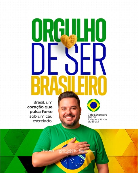 INDEPENDÊNCIA DO BRASIL 07 DE SETEMBRO SOCIAL MEDIA PSD EDITÁVEL 7