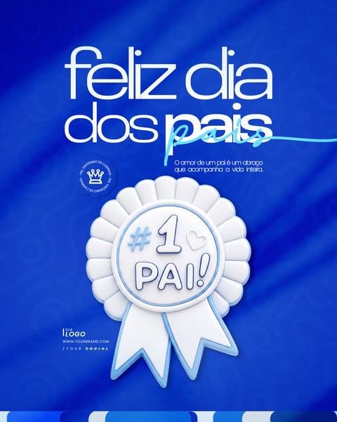 FELIZ DIA DOS PAIS AGOSTO SOCIAL MEDIA PSD EDITÁVEL 8