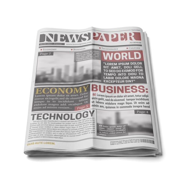 JORNAL ABERTO PSD EDITÁVEL MOCKUP