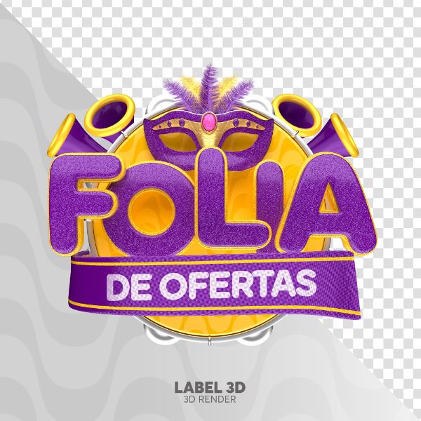 CARNAVAL SELO 3D FOLIA DE OFERTAS
