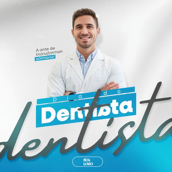 DIA DO DENTISTA 25 DE OUTUBRO SOCIAL MEDIA PSD EDITÁVEL 4