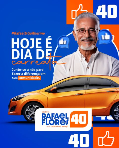 CAMPANHA ELEITORAL PREFEITO CARREATA FEED