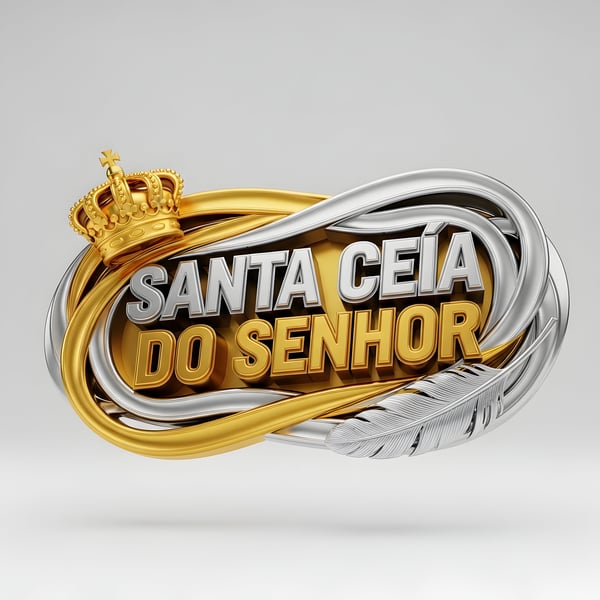 SELO 3D SANTA CEIA DO SENHOR CAMPANHA PARA IGREJA 01