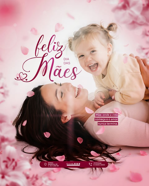 DIA DAS MÃES 10 DE MAIO FELIZ DIA DAS MÃES PSD EDITÁVEL 6