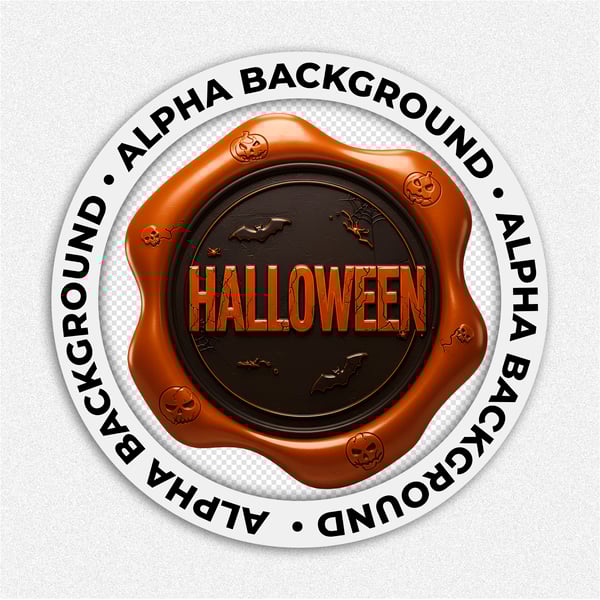 LABEL 3D HALLOWEEN 12