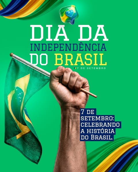 7 DE SETEMBRO INDEPENDÊNCIA DO BRASIL SOCIAL MEDIA 9