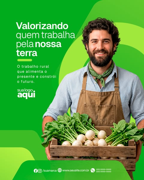 Social Media Agronegócio PSD Editável