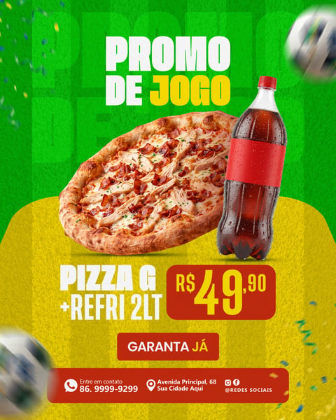 SOCIAL MEDIA PIZZARIA PSD EDITÁVEL 3
