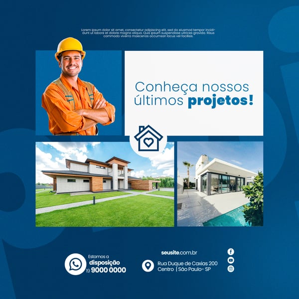 EHH CONHEÇA NOSSOS ULTIMOS PROJETOS - CONSTRUÇÃO CIVIL 