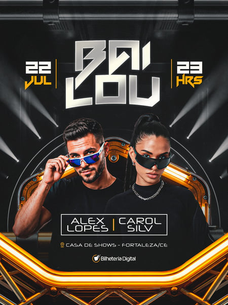 14 FLYER EVENTO BAILOU FEED PSD EDITÁVEL