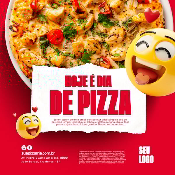 HOJE É DIA DE PIZZA