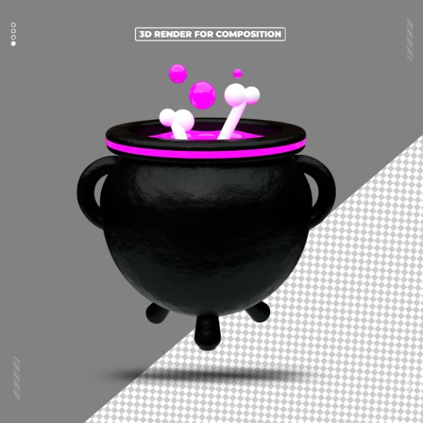 Objeto 3d Halloween Dia das Bruxas