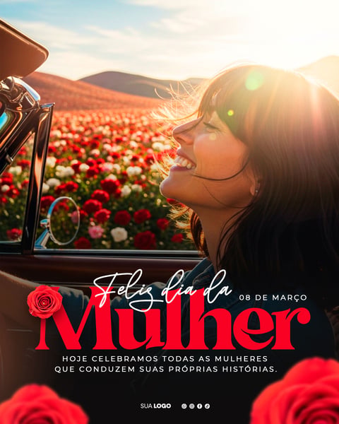 DIA DA MULHER DIA DAS MULHERES CONCESSIONÁRIA CARRO