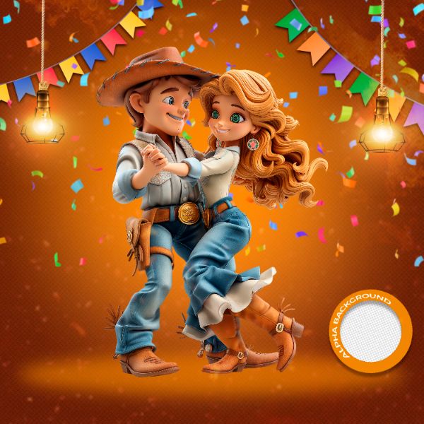 MASCOTES DE FESTA JUNINA MODELO 167