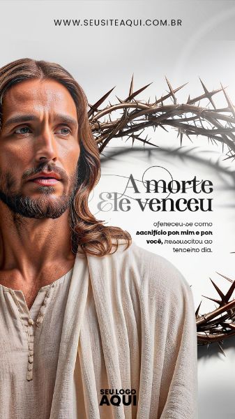 STORY - PÁSCOA | JESUS | PSD EDITÁVEL