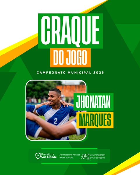 Social Media Craque do Jogo | Flyer Futebol