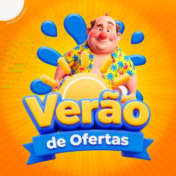 OFERTAS DE VERÃO SELO 3D MODELO 04