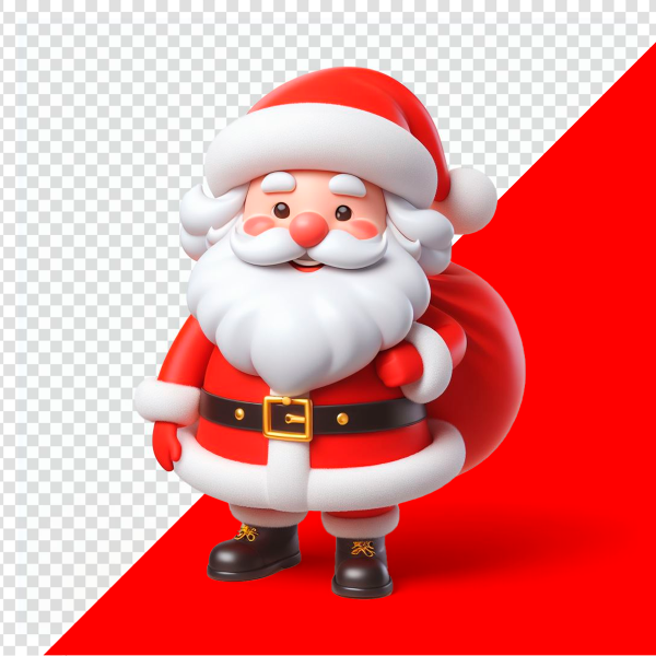 IMAGEM DE PAPAI NOEL SEM FUNDO