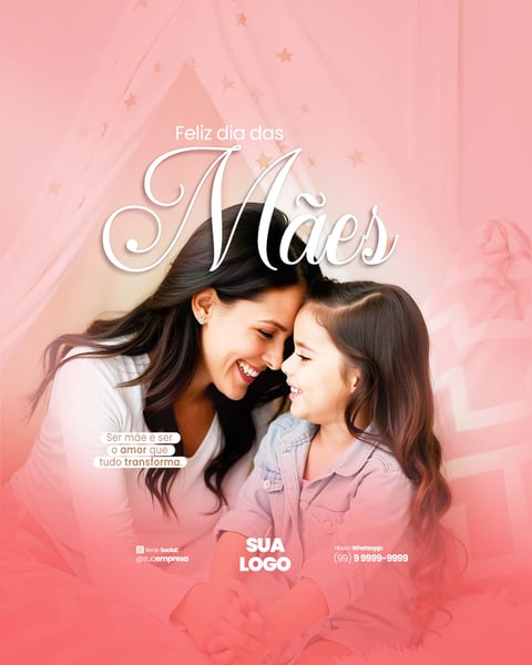 DIA DAS MÃES SOCIAL MEDIA PSD EDITÁVEL
