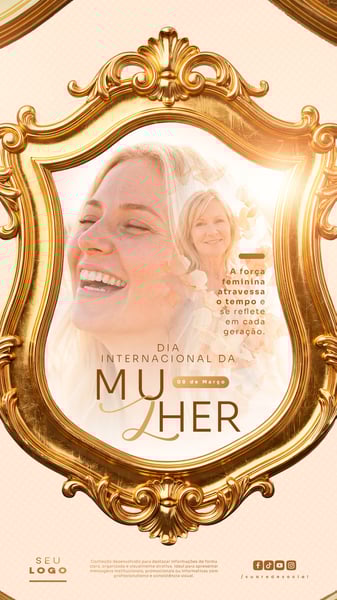 DIA INTERNACIONAL DA MULHER 08 DE MARÇO STORY SOCIAL MEDIA PSD EDITÁVEL 3
