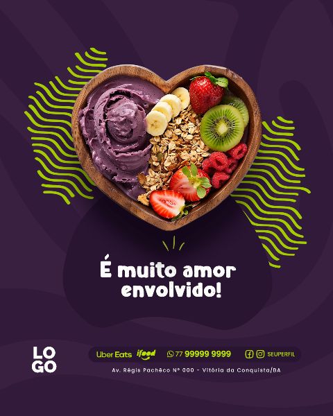 SOCIAL MEDIA -  AÇAÍ - AÇAITERIA