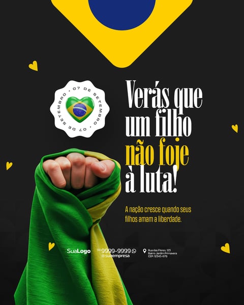 SOCIAL MEDIA INDEPENDÊNCIA DO BRASIL 7 DE SETEMBRO 11