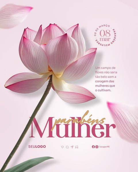 Social Media Dia Internacional das Mulheres