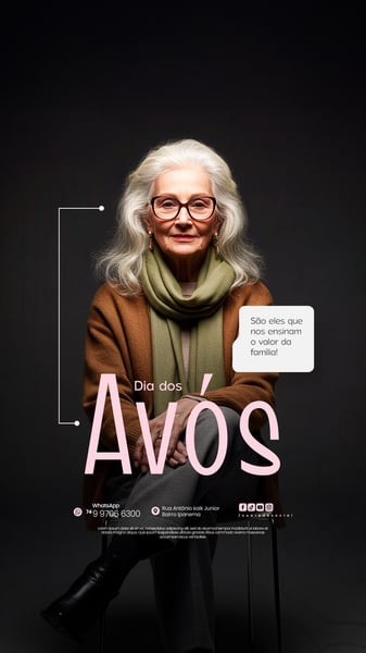 26 DE JULHO - DIA DOS AVÓS FLYER SOCIAL MEDIA PSD EDITÁVEL 7
