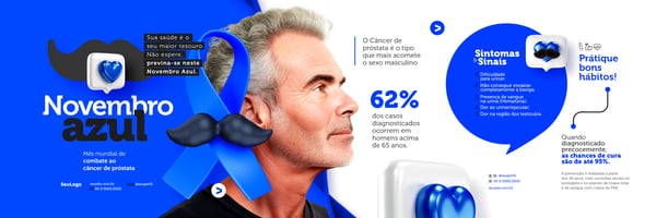 SOCIAL MEDIA CAMPANHA NOVEMBRO AZUL