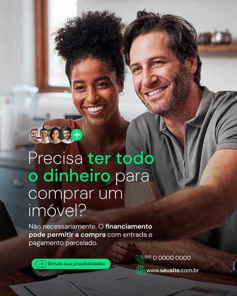 CRÉDITO IMOBILIÁRIO SOCIAL MEDIA COMPRAR UM IMÓVEL PSD EDITÁVEL