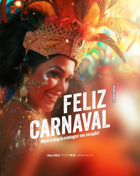 SOCIAL MEDIA - CARNAVAL - FELIZ CARNAVAL