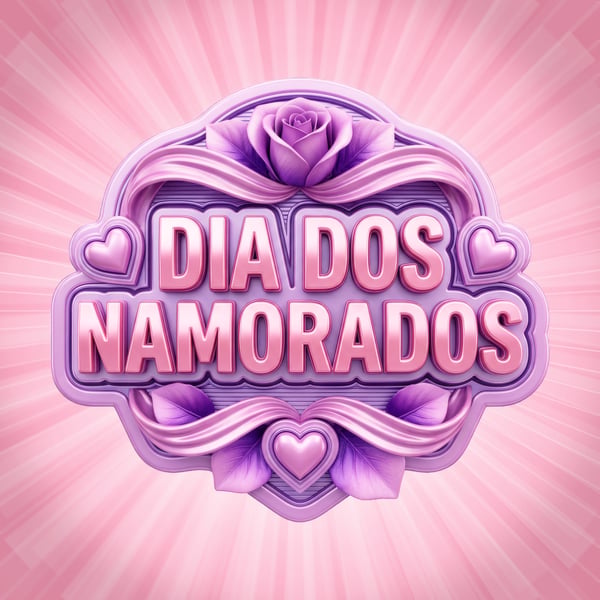 SELO 3D PARA O DIA DOS NAMORADOS MODELO 10
