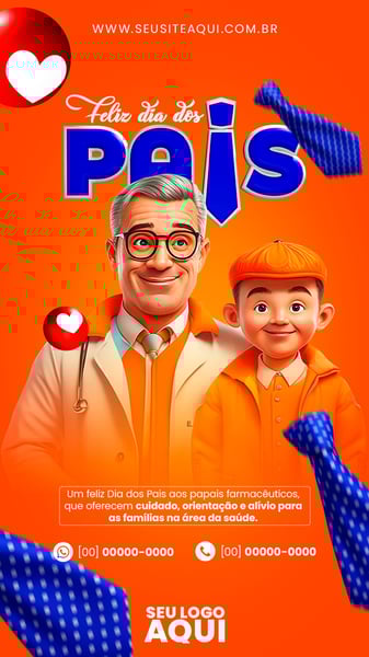 POST STORY - FELIZ DIA DOS PAIS