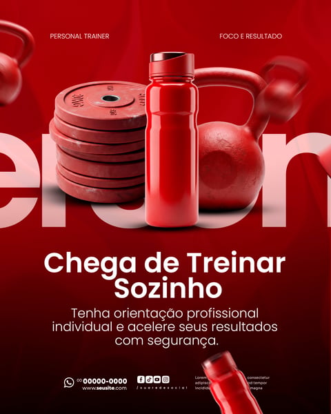 Personal Trainer Social Media PSD Editável 8