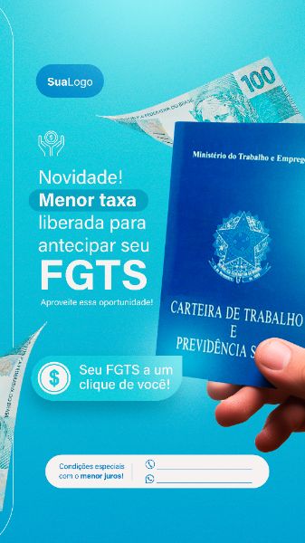 FGTS SAQUE ANIVERSÁRIO SOCIAL MEDIA POST STORY