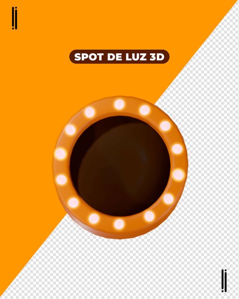 SPOT DE LUZ | ELEMENTO 3D