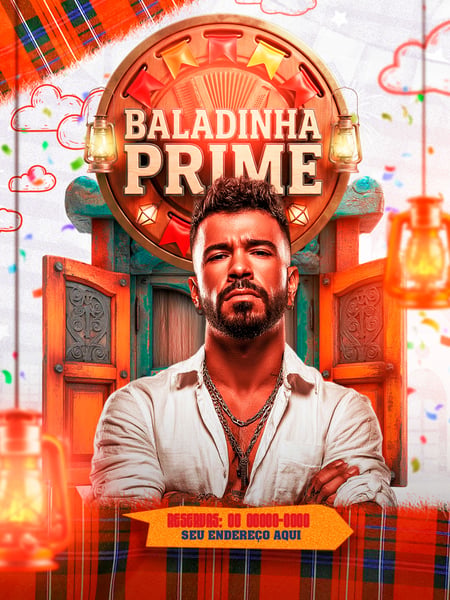 FLYERS DE EVENTOS BALADINHA PRIME SÃO JOÃO 02