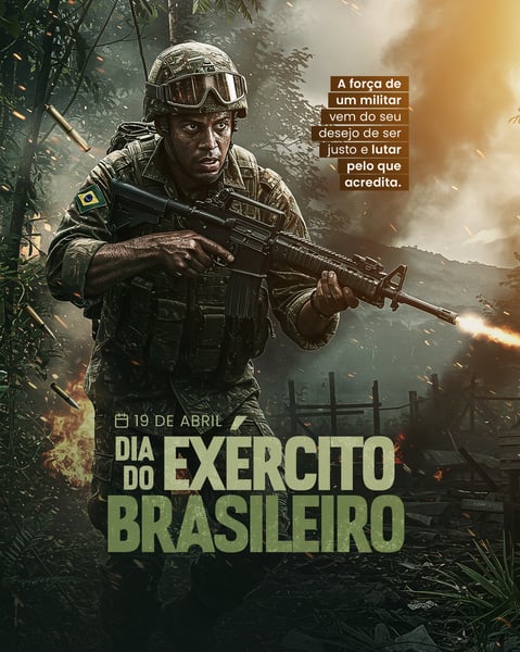 SOCIAL MEDIA - DIA DO EXERCITO BRASILEIRO