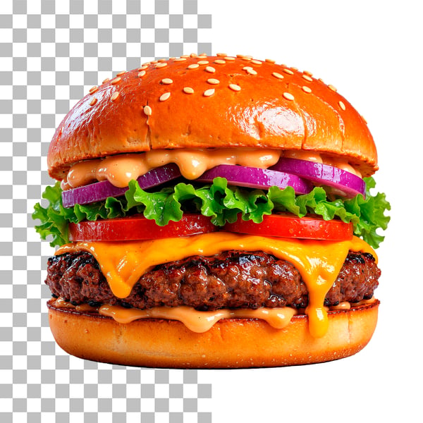 HAMBURGUER EM PSD EDITÁVEL