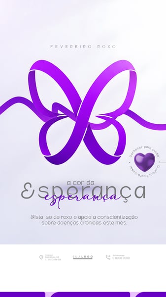 FLYER FEVEREIRO ROXO PSD EDITÁVEL 6