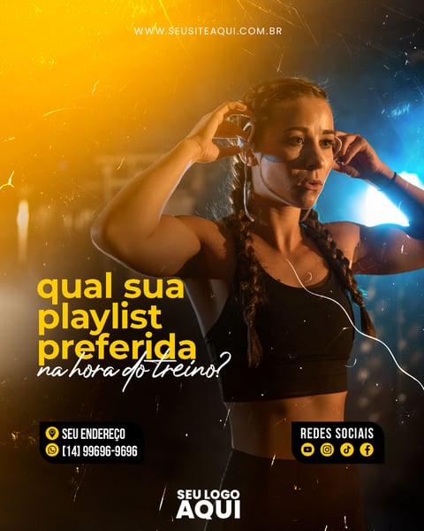POST - ACADEMIA - QUAL SUA PLAYLIST PREFERIDA?