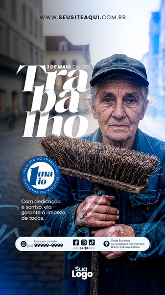 STORY 1 DE MAIO DIA DO TRABALHO SOCIAL MEDIA PSD EDITÁVEL 10