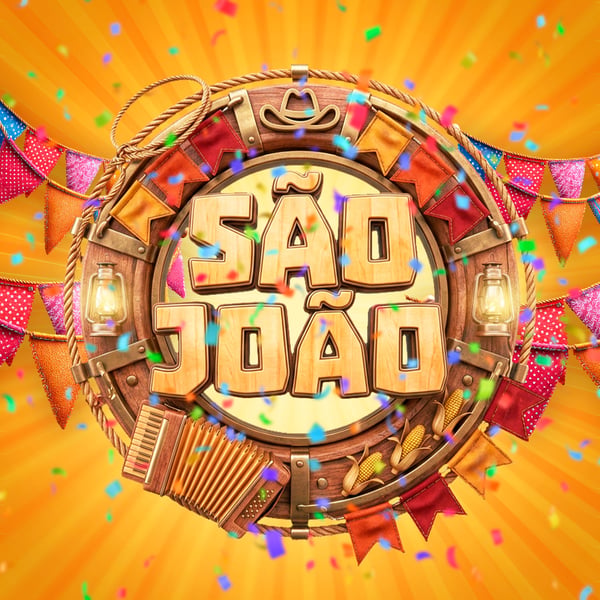 SELO 3D PARA EVENTOS DE SÃO JOÃO MODELO 05