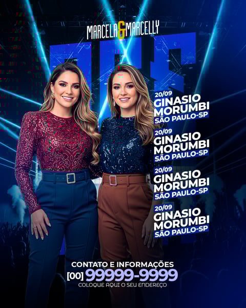 FLYER FEED AGENDAS SHOWS EVENTOS SOCIAL MEDIA PSD EDITÁVEL 05